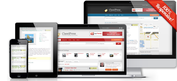 ClassiPress 3.3 responsive design