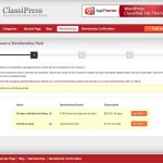 ClassiPress Membership Purchase