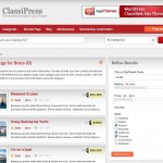 ClassiPress refine search page